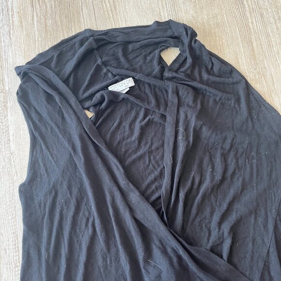 Womens Cotton On Black Sleeveless Cardigan - L - Picture 2 of 6